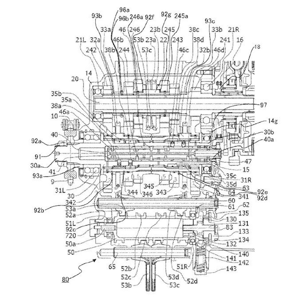 Yamaha seamless shift transmission